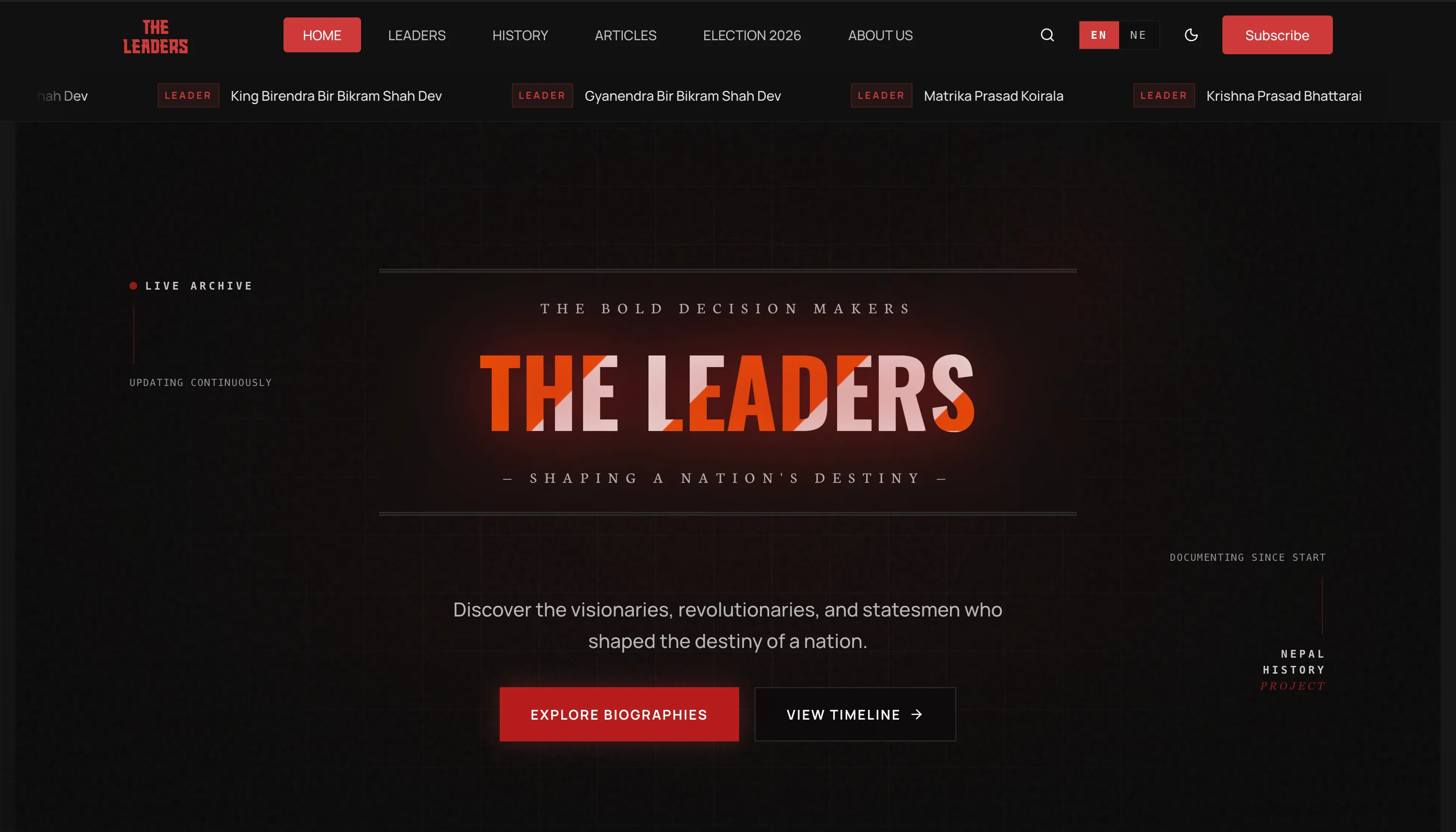 The Leaders NP cover image